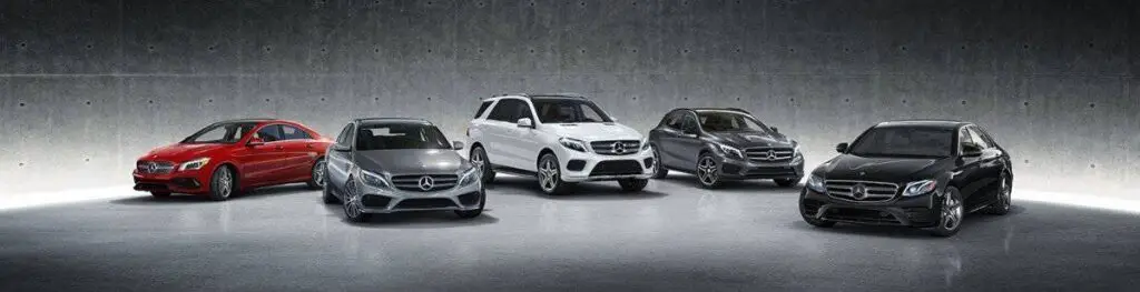 Lineup of Mercedes-Benz vehicles we can repair in Grand Haven, MI
