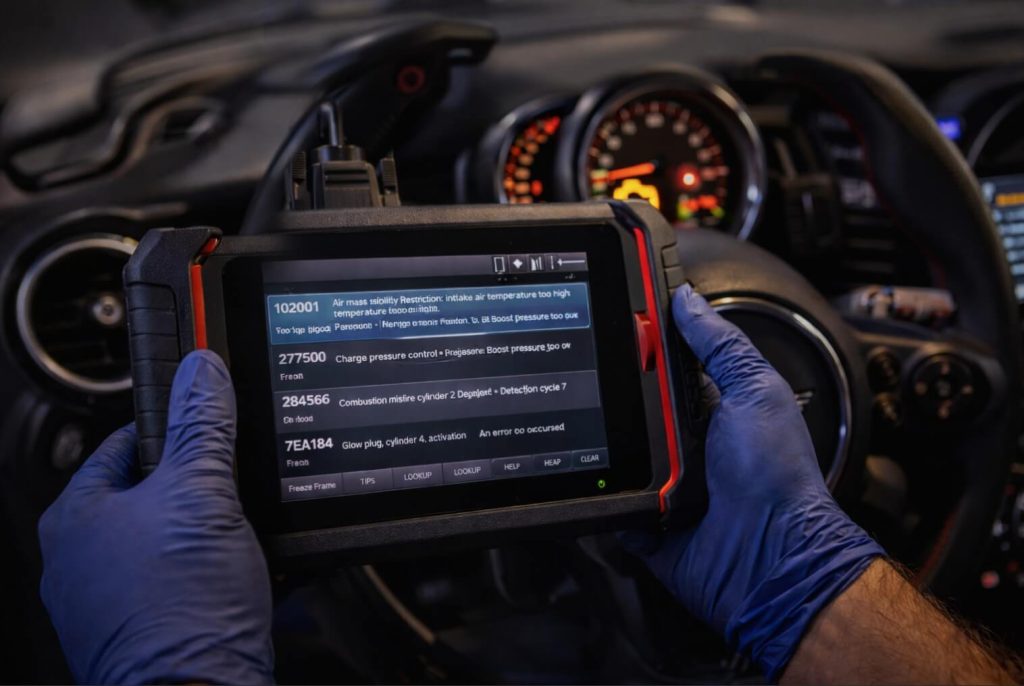 computer scanner showing the issue this MINI in Grand Haven is having